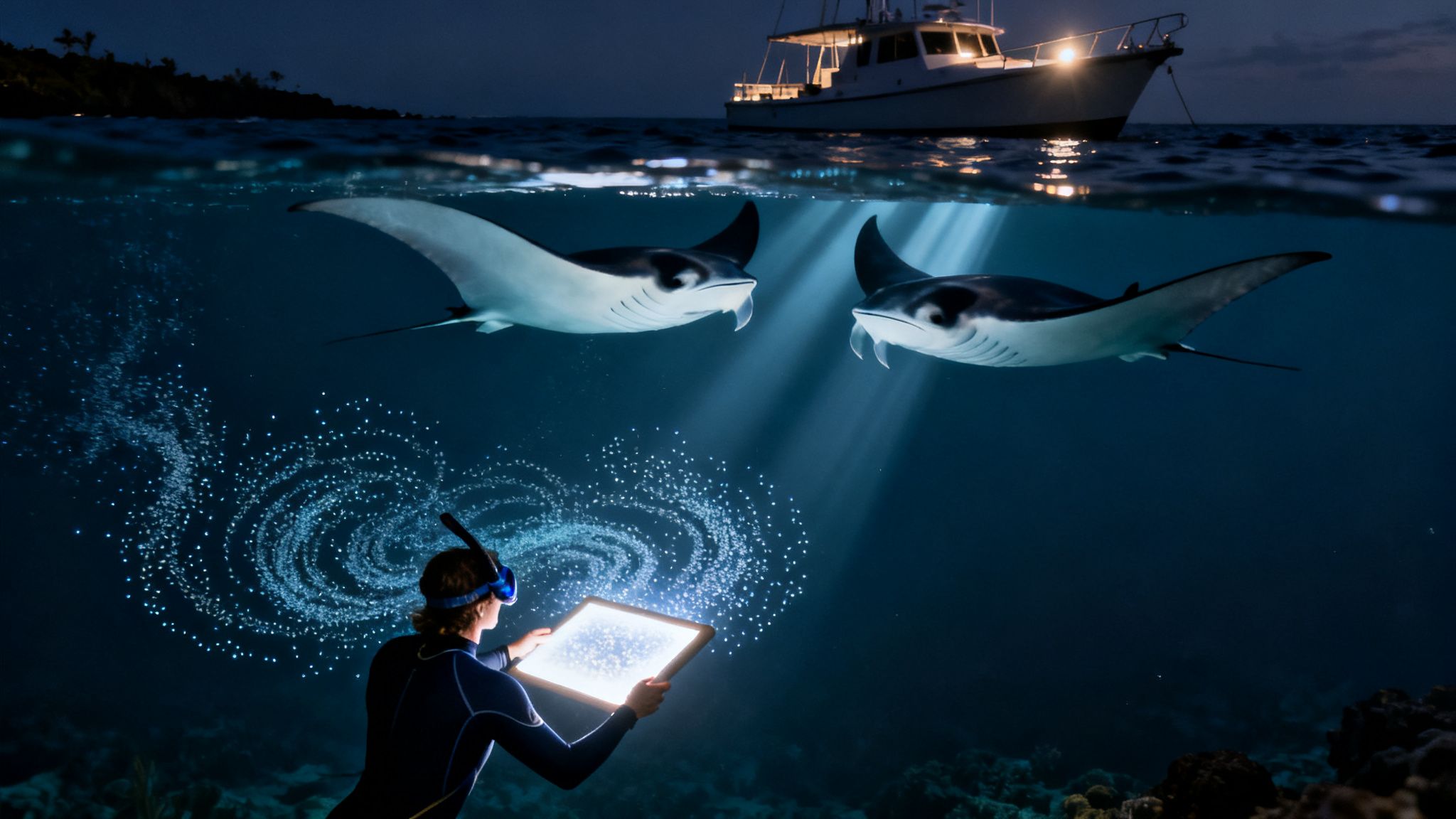Snorkeling with Manta Rays Kona An Unforgettable Night Swim