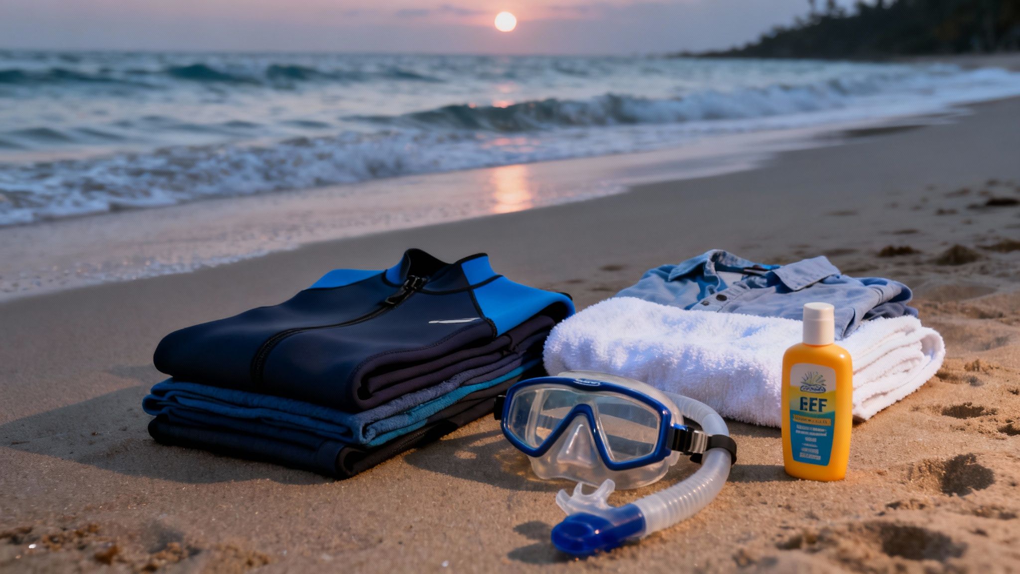A snorkeler gives the shaka sign underwater near a manta ray on the Big Island.