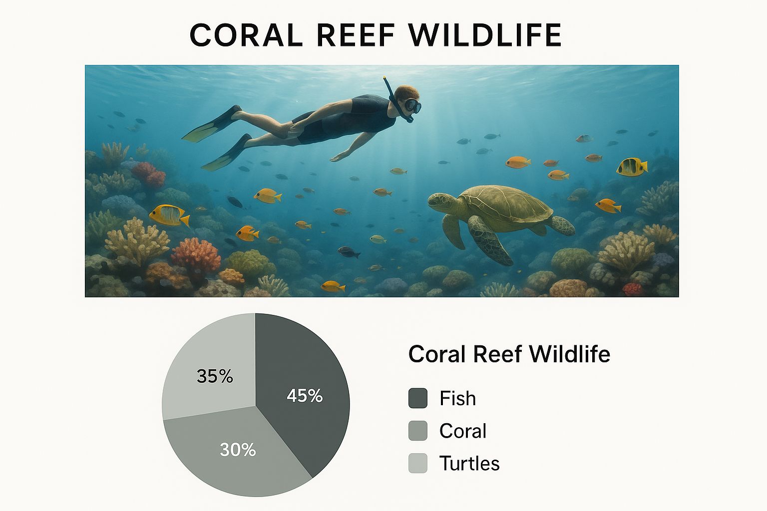 Infographic about captain cook snorkel tour