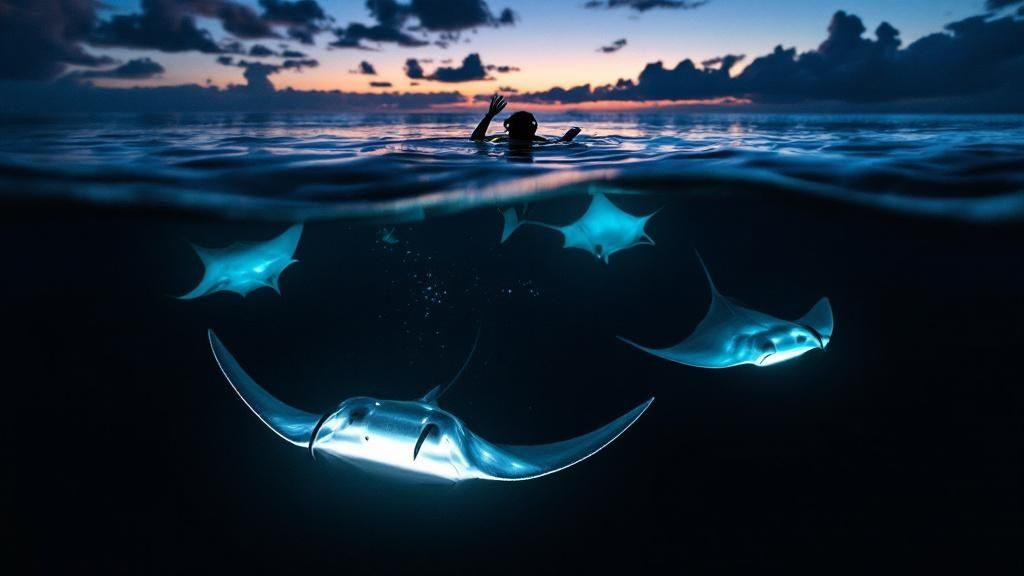 Manta Ray Night Snorkeling Tours
