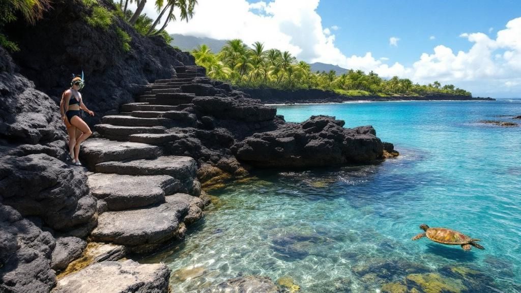 Honaunau Bay (Two Step) Shore Snorkeling