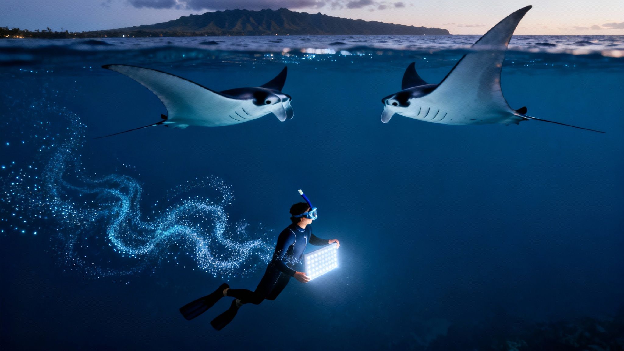 Your Guide to the Big Island Manta Ray Night Snorkel