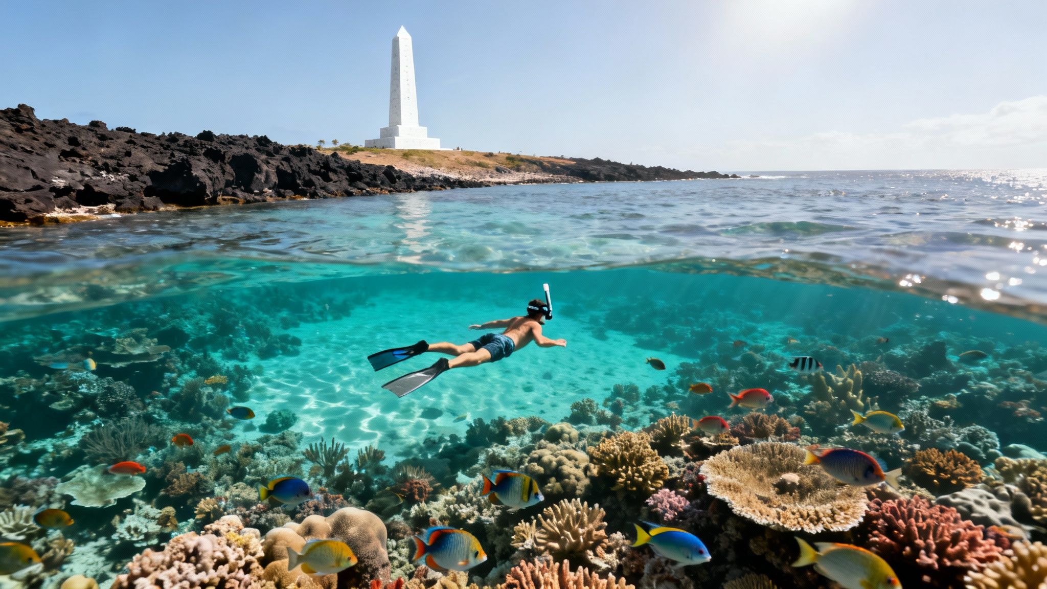 Your Guide to a Snorkel Trip to Captain Cook Monument