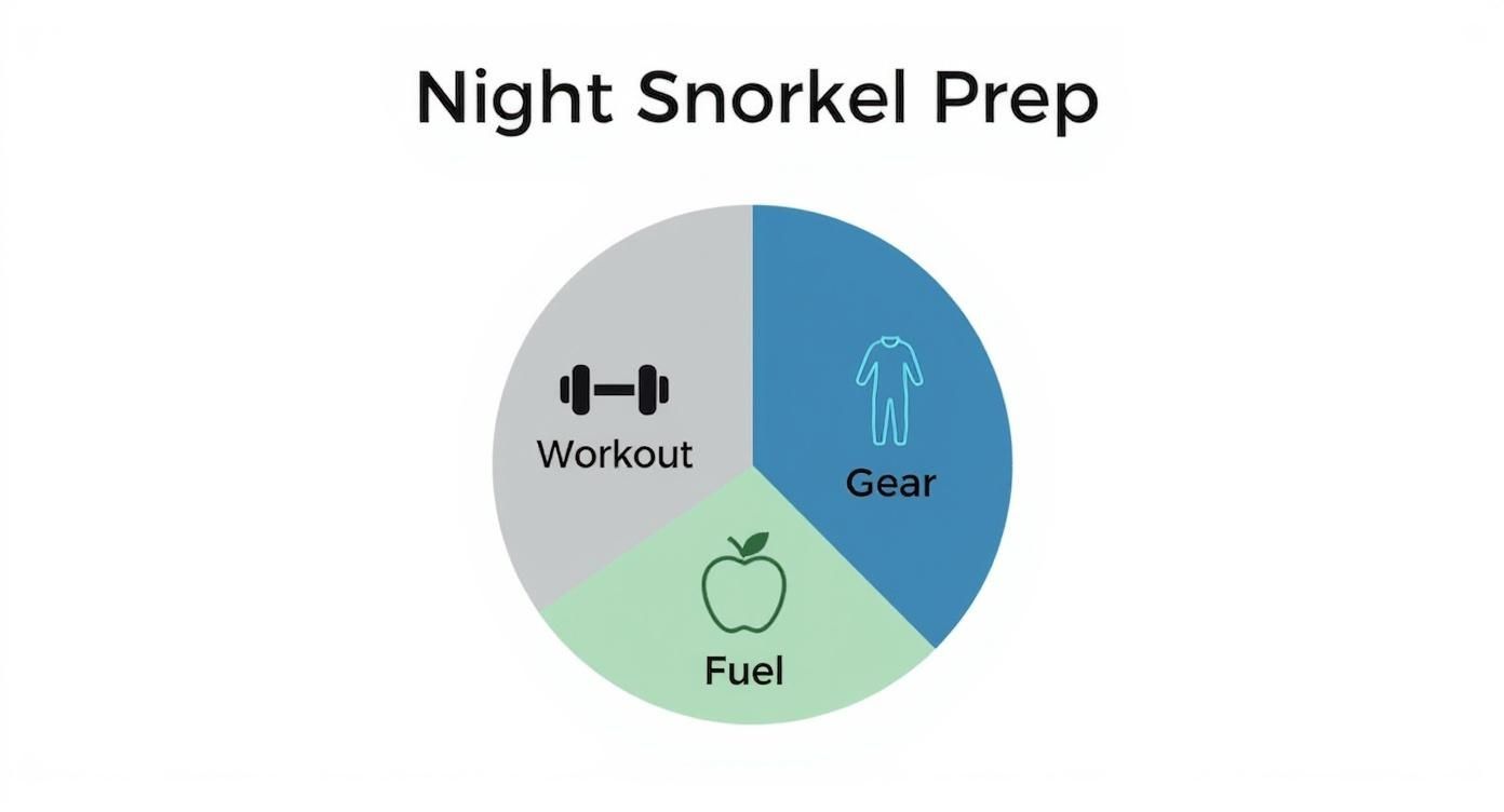 Infographic about manta ray snorkel kona