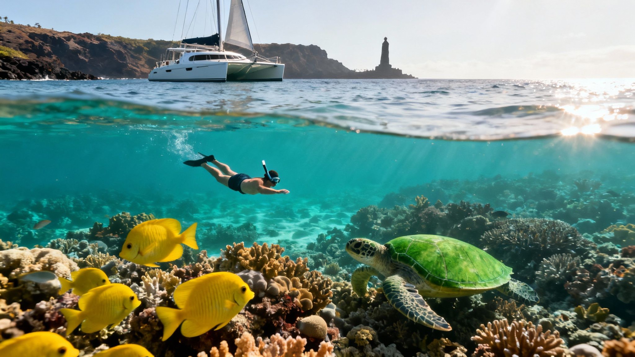 Your Guide To The Perfect Captain Cook Snorkel Tour