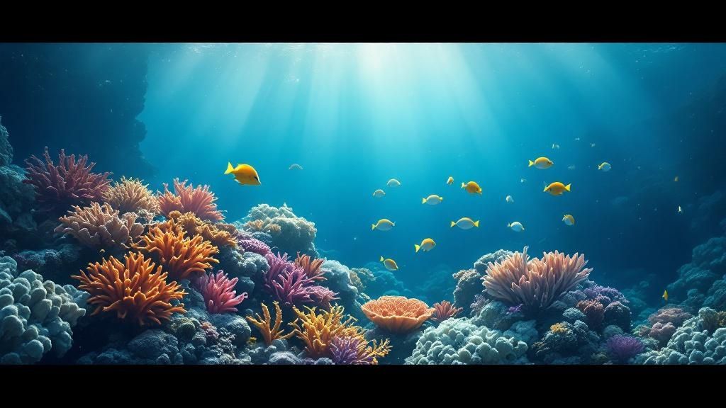 A tour boat anchored in the clear turquoise waters of Kealakekua Bay near the Captain Cook Monument