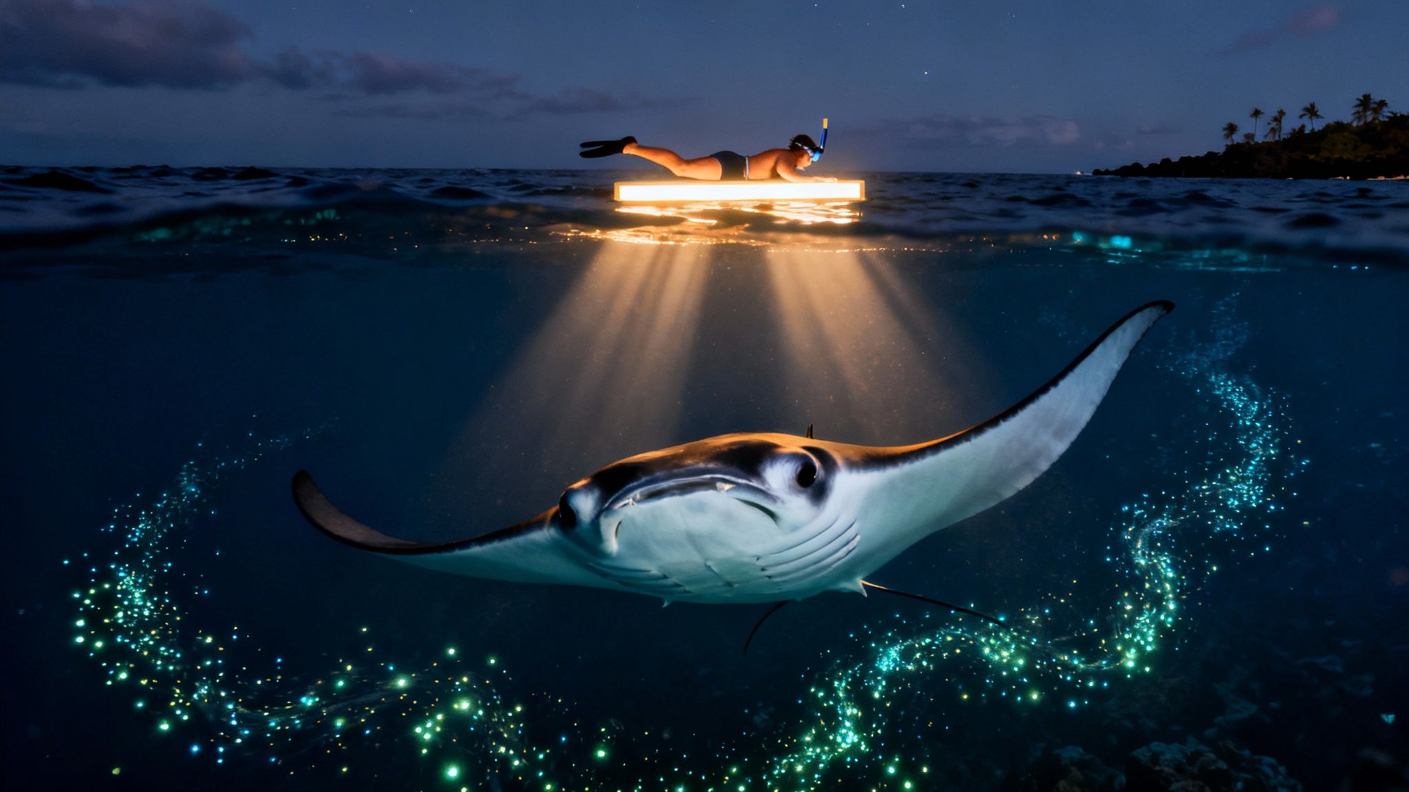 Your Guide to the Big Island Manta Ray Night Snorkel