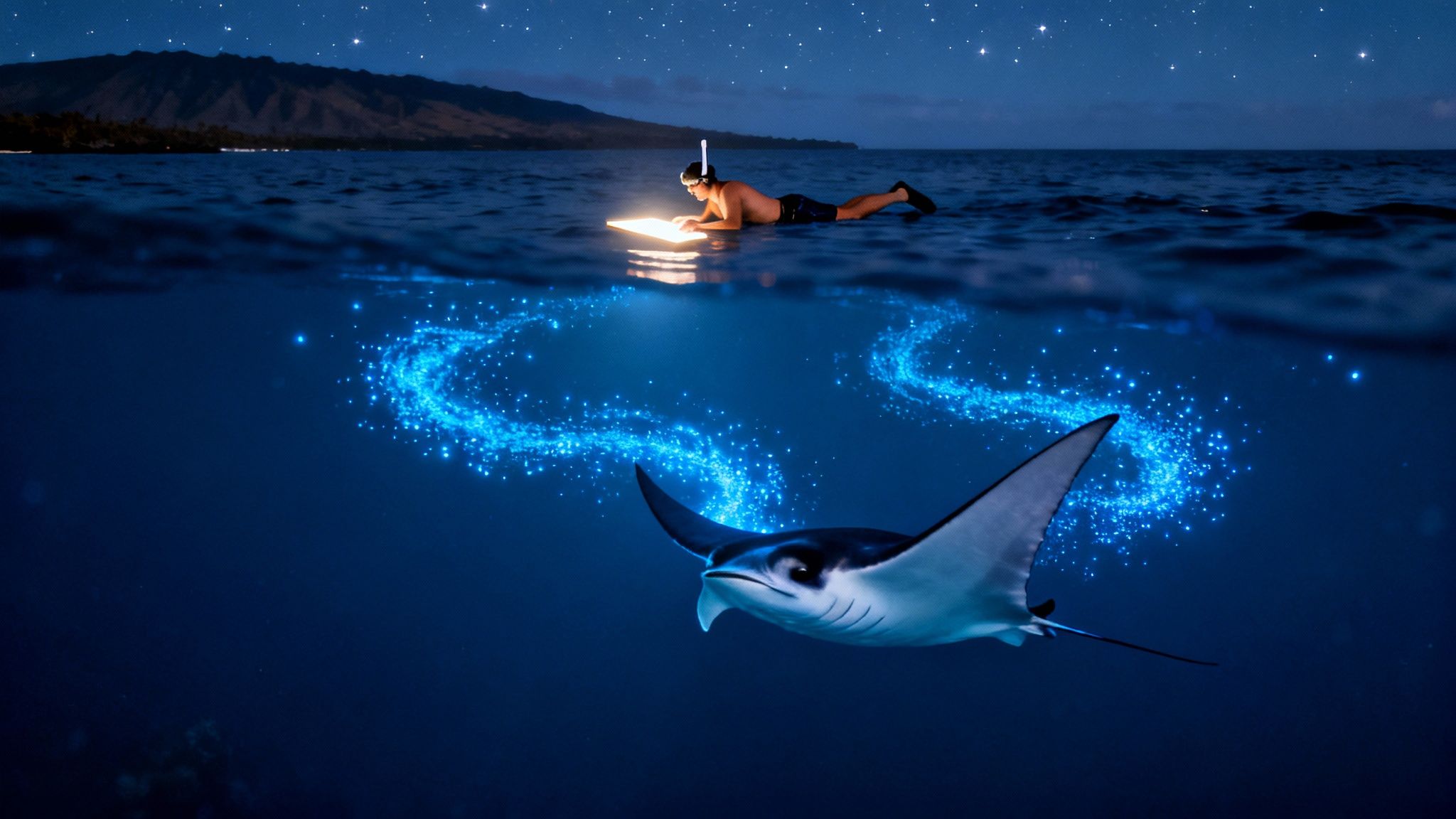 Best manta ray night snorkel kona: Kona's Legendary Night Snorkel Experience