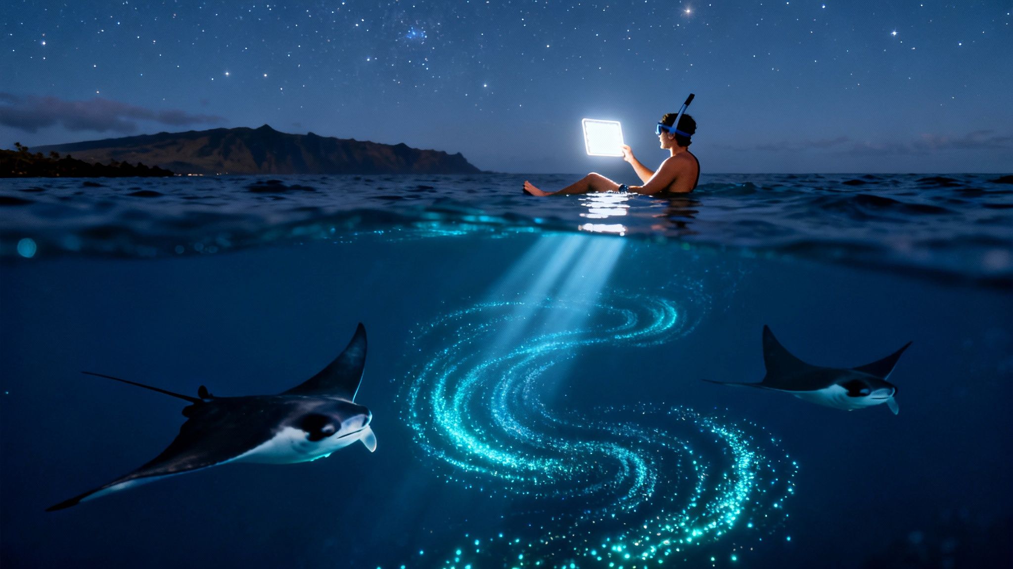 Manta Ray Snorkel Big Island A Guide to Kona's Epic Night Snorkel
