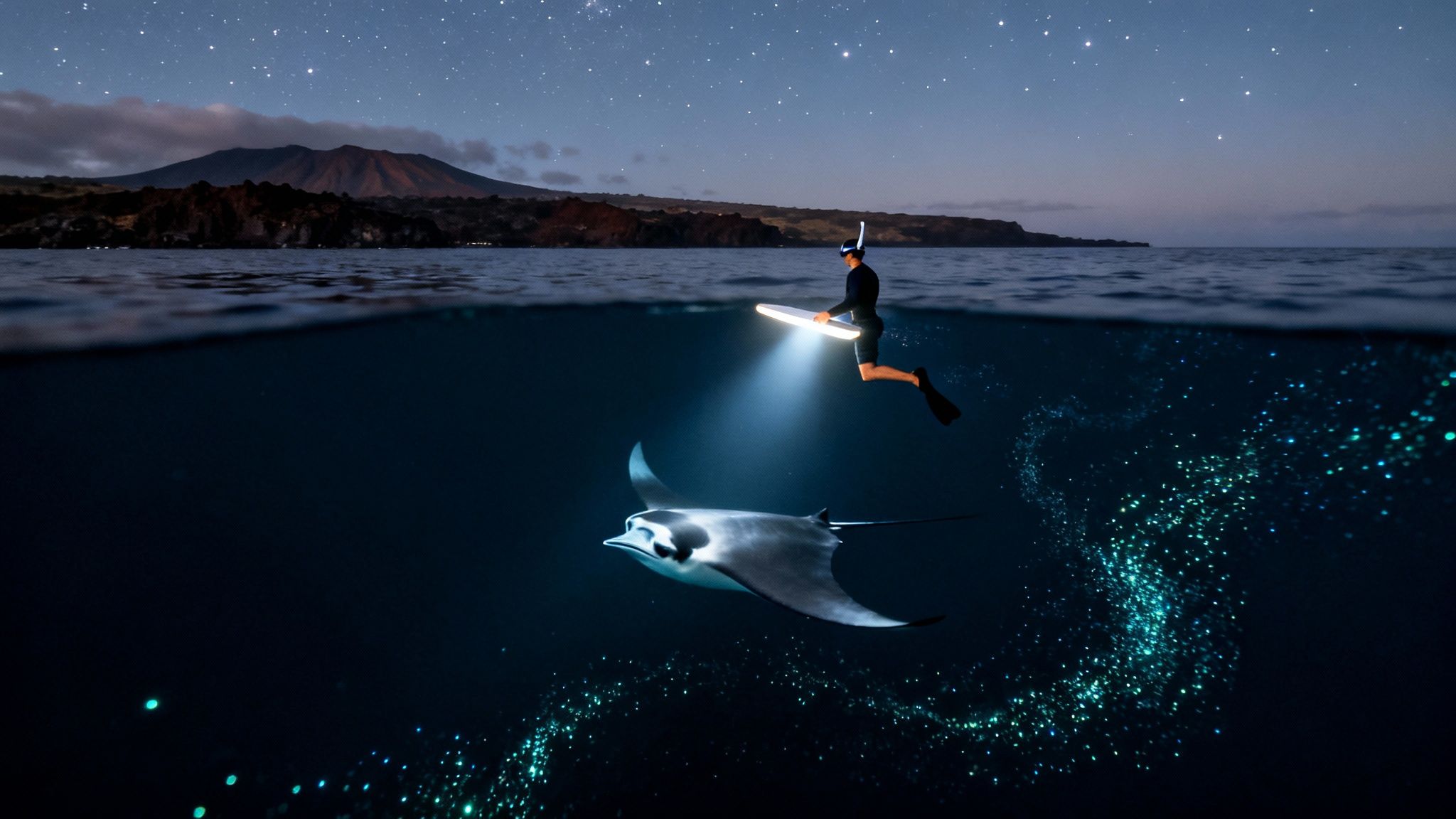 Manta Ray Snorkel Big Island A Complete Kona Night Guide