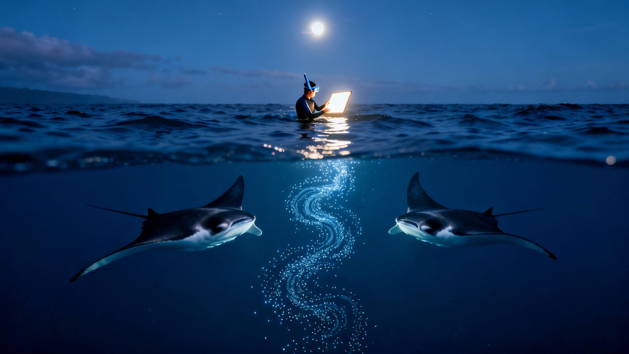 Your Guide to the Big Island Manta Ray Night Snorkel