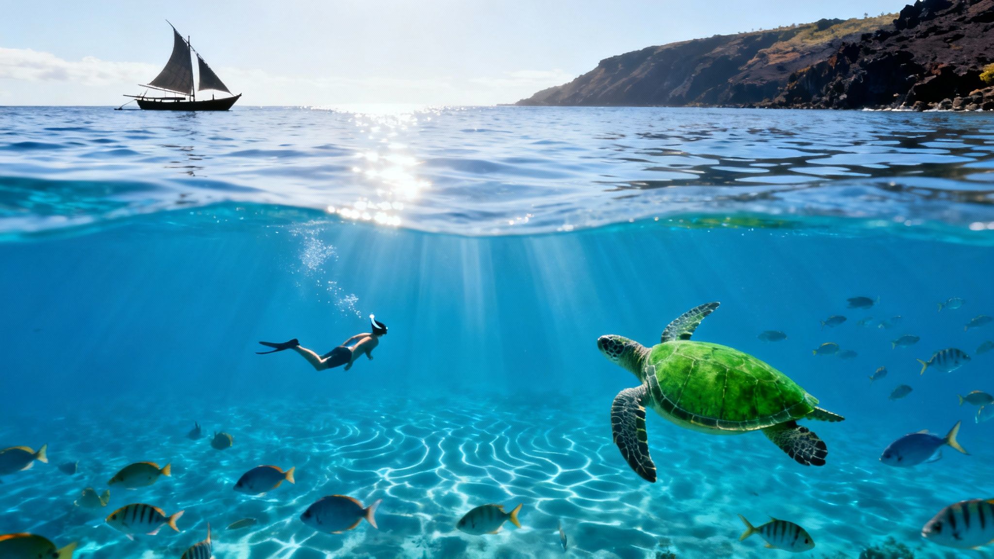 Explore Kealakekua Bay with Captain Cook Snorkel Tour