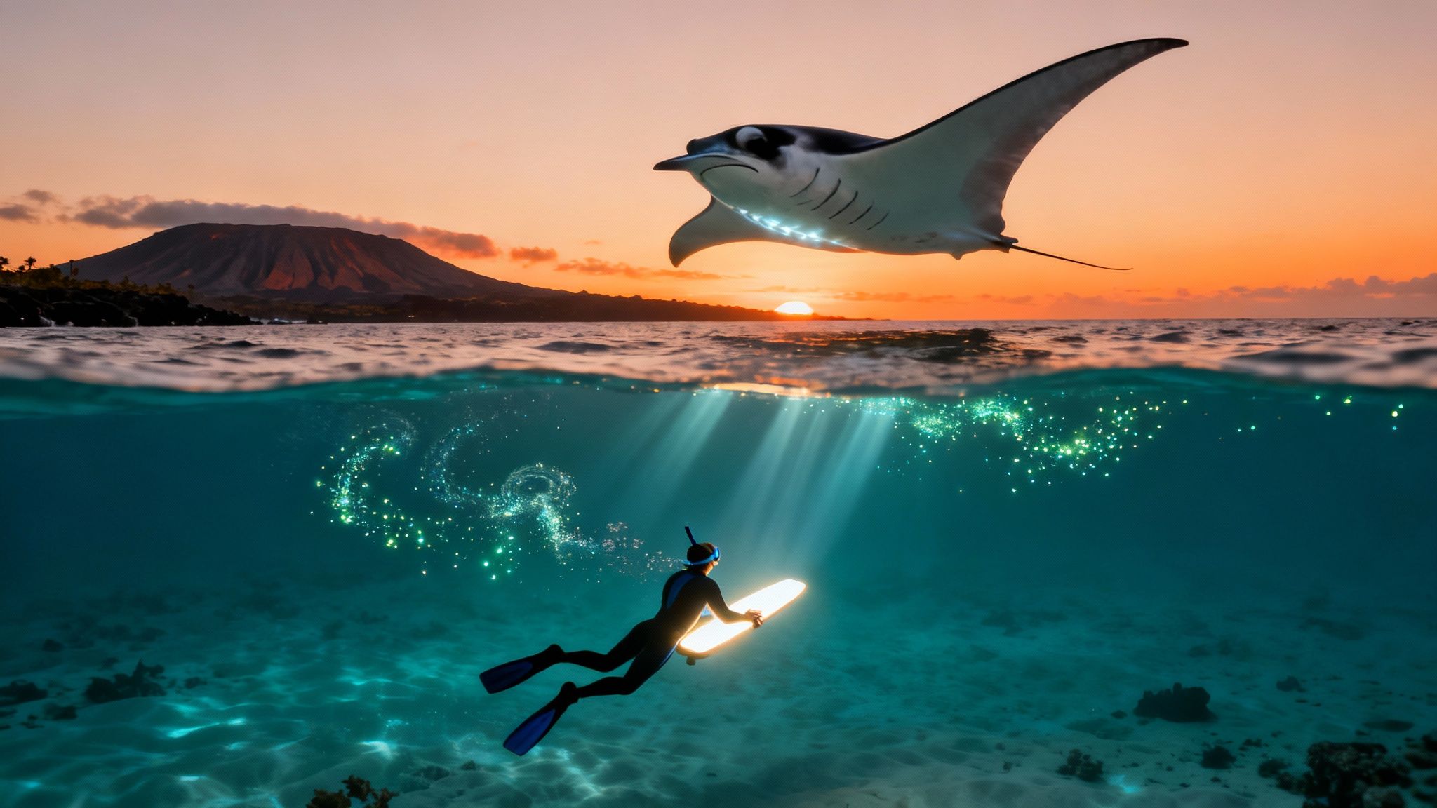 Manta ray snorkel big island: Unforgettable Kona Encounters