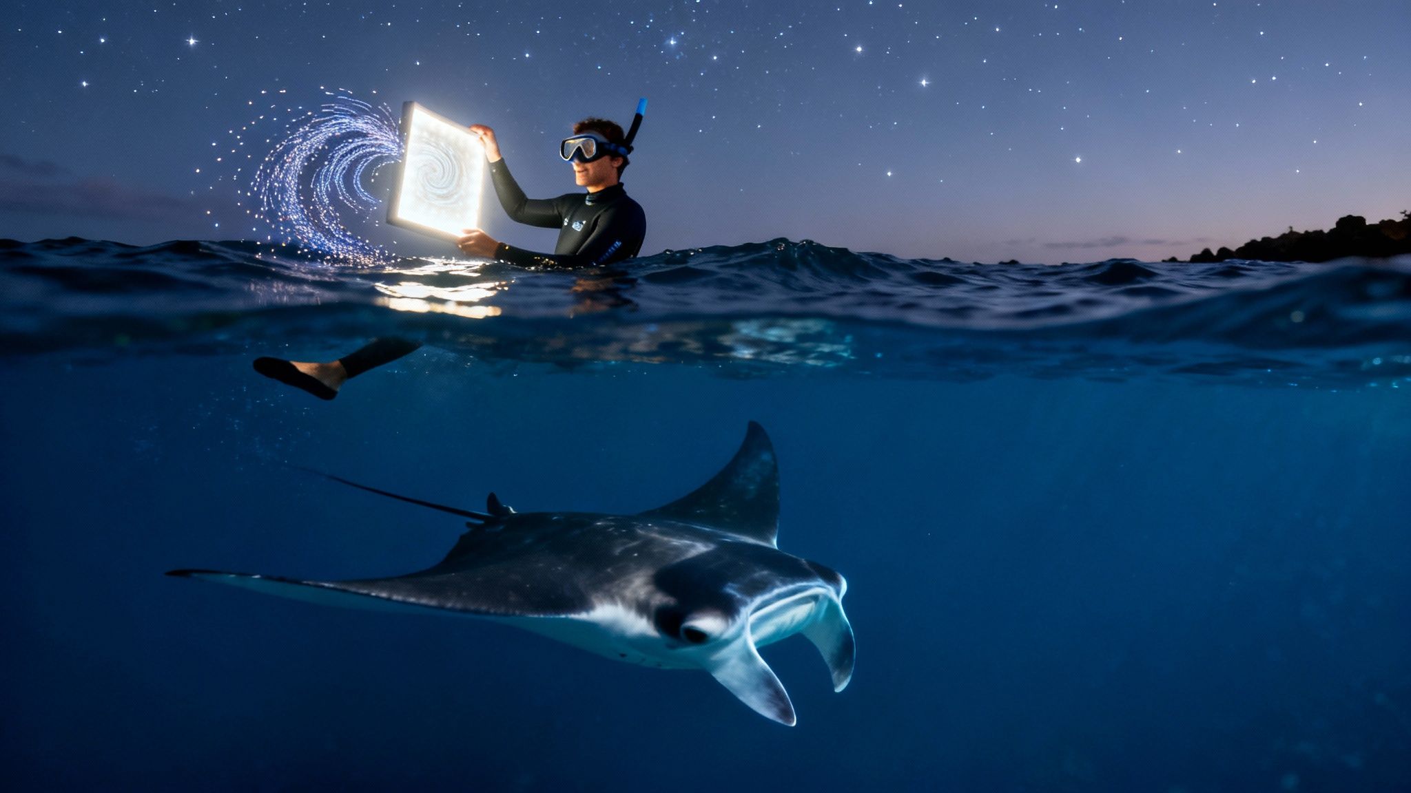 Manta ray snorkeling kona: Discover Kona's Unforgettable Night Swim