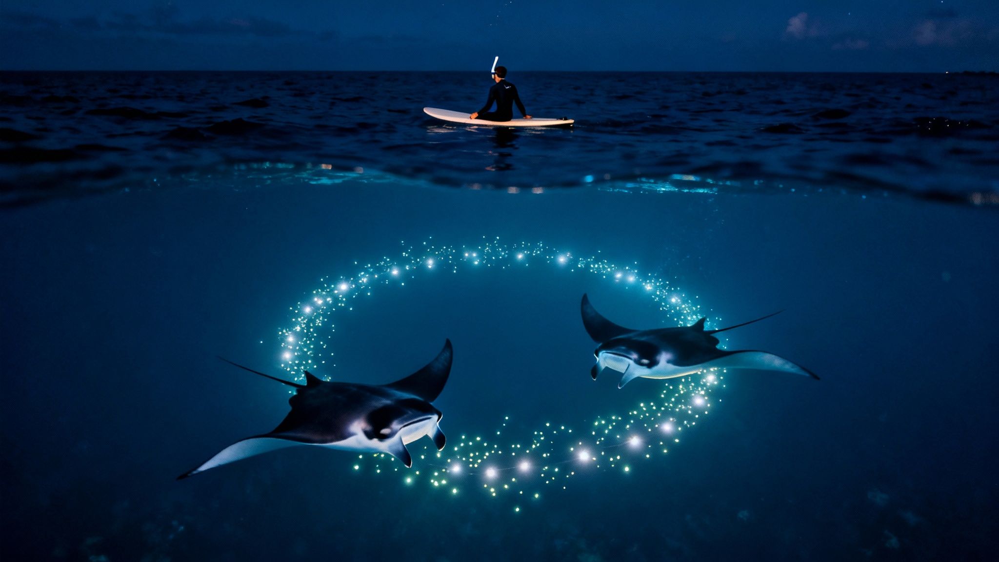 Big Island Manta Ray Night Snorkel Guide