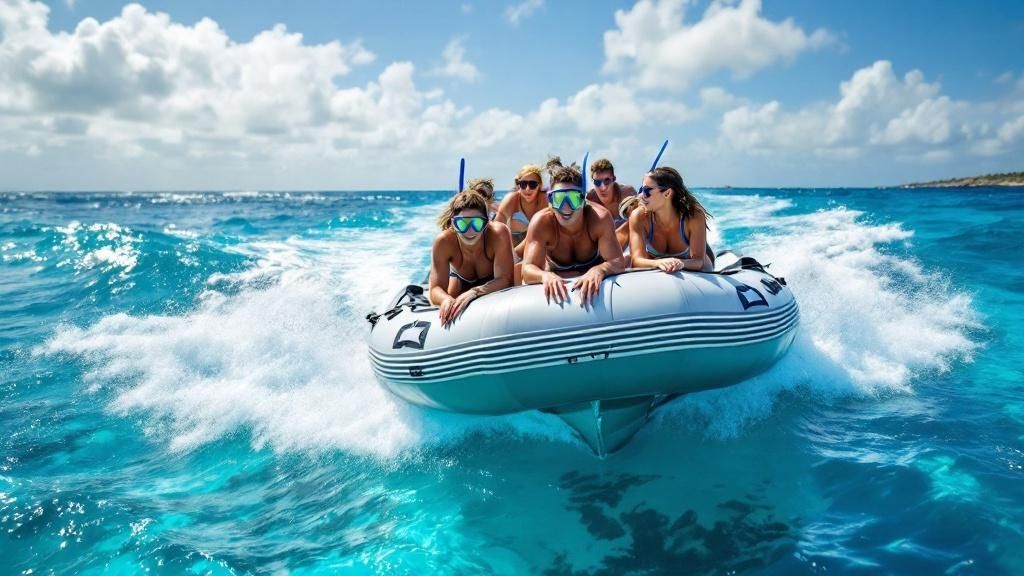 Zodiac Raft Adventure Snorkeling