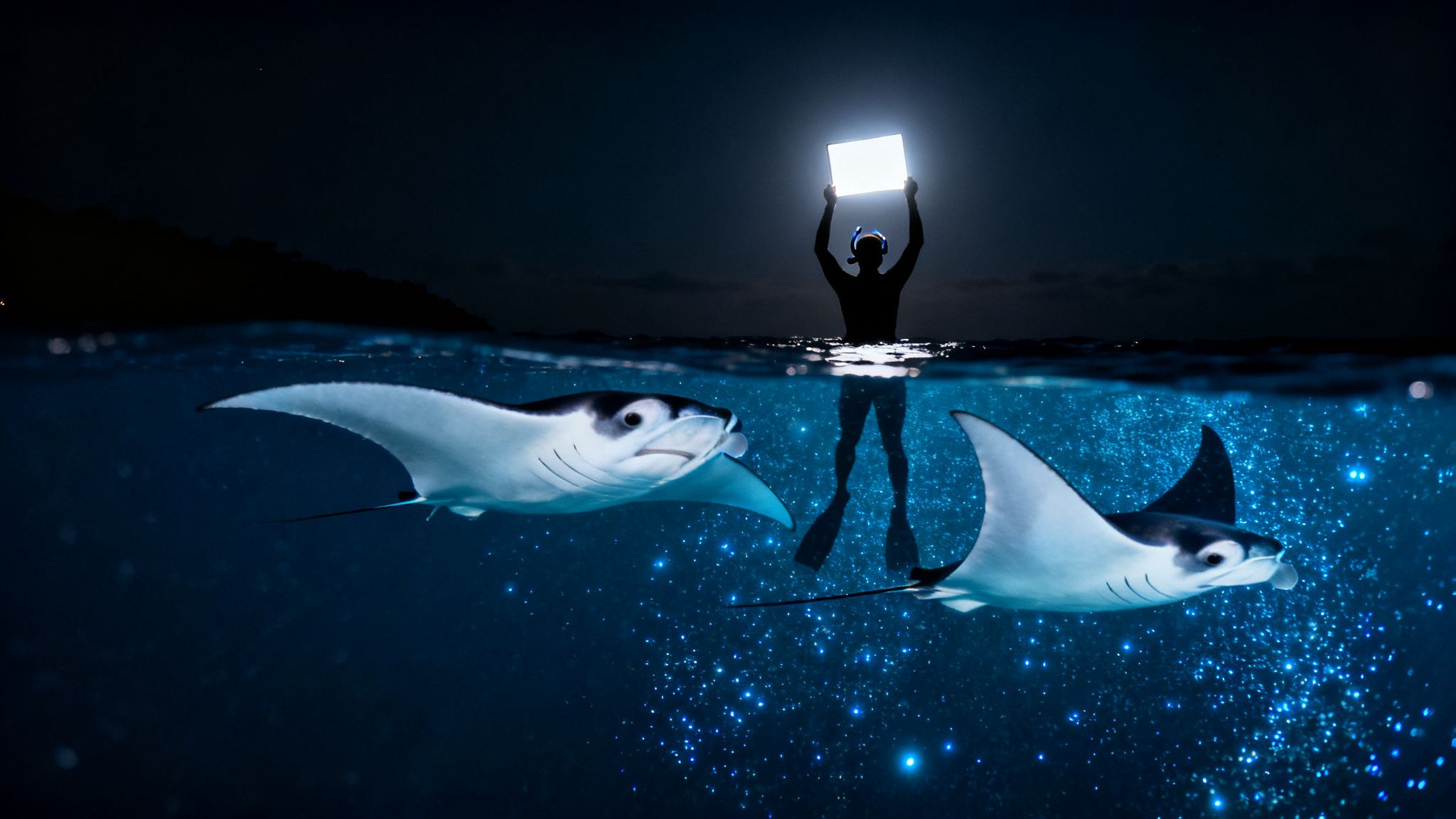 Swim with manta rays kona: Kona Night Snorkel Guide & Tours