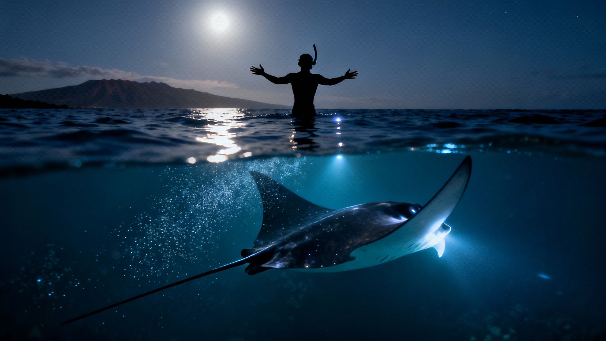 Your Guide to the Big Island Manta Ray Snorkel Experience