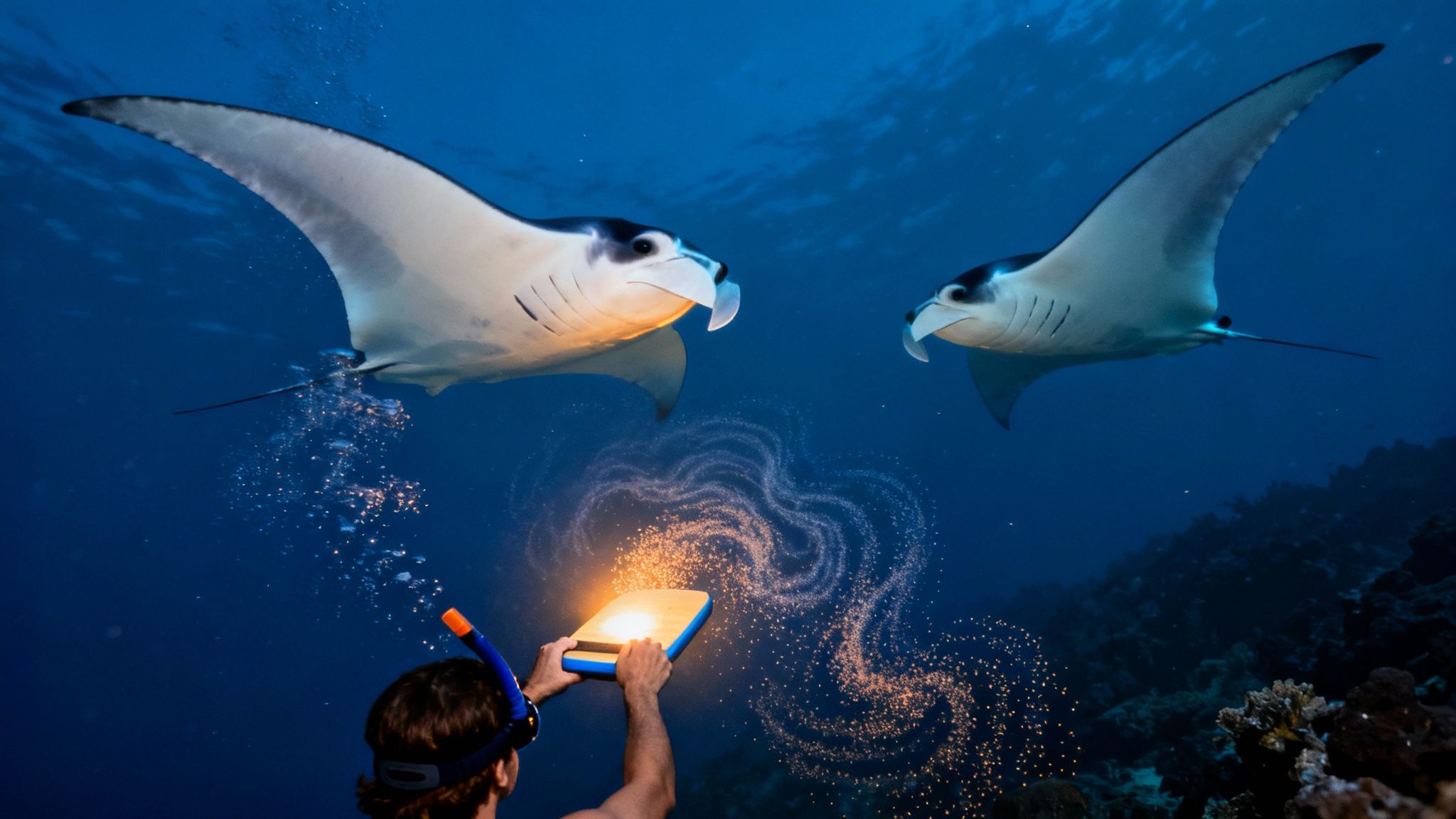Big Island Manta Ray Night Snorkel A Guide to Kona's Gentle Giants