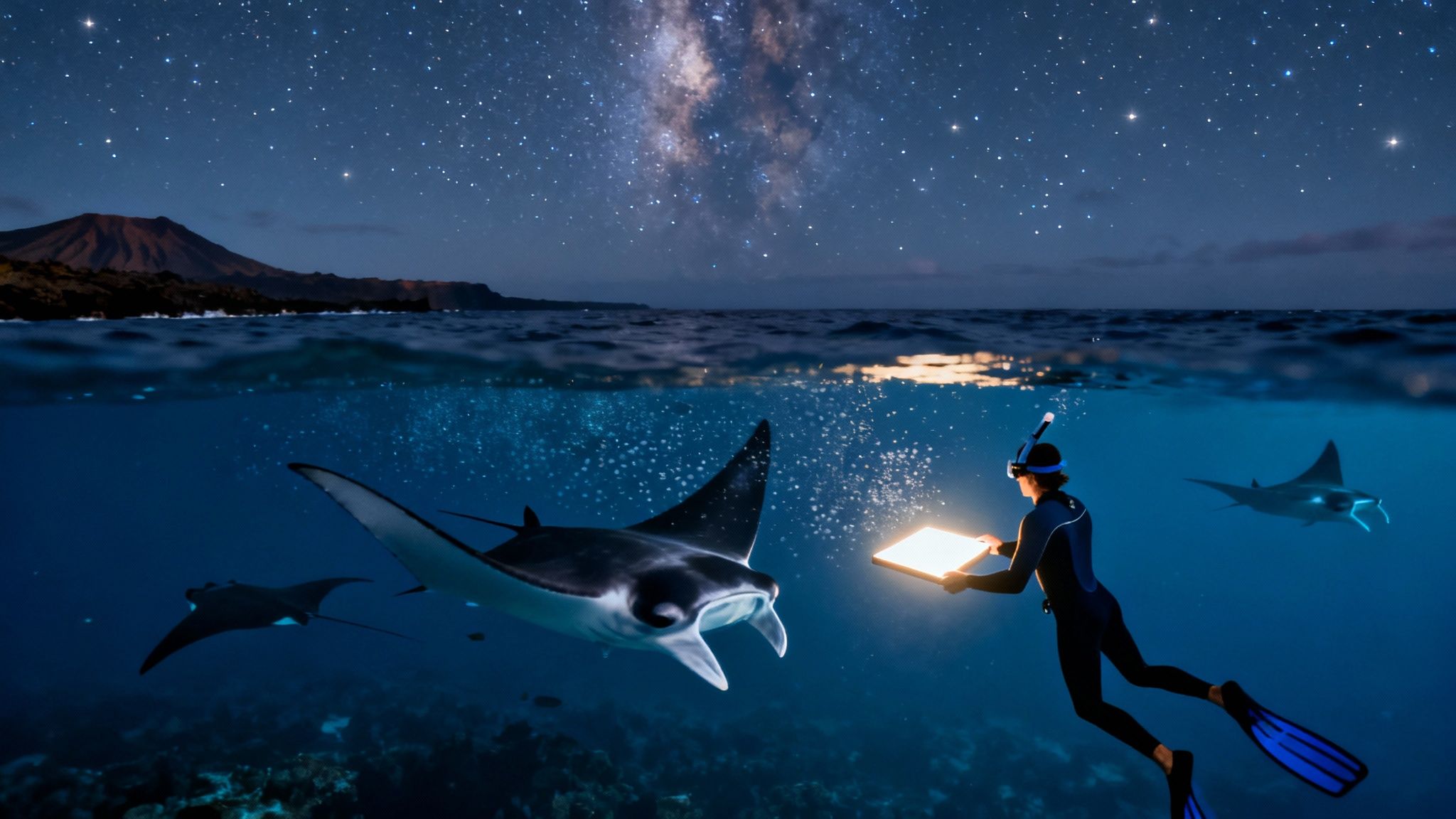 Manta Ray Snorkel Kona A Guide to Hawaii's #1 Night Adventure