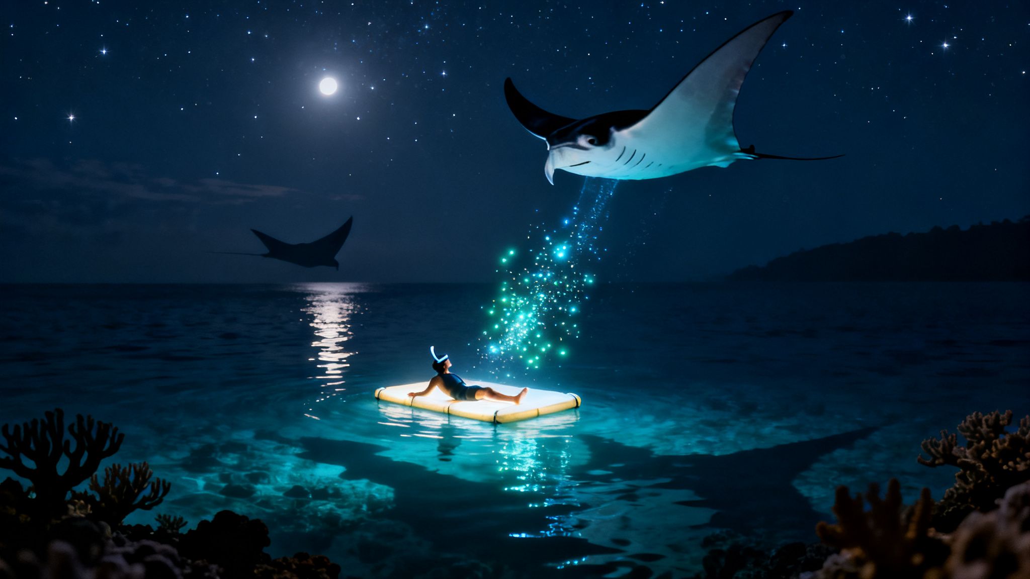 Your Guide to the Manta Ray Night Snorkel Big Island