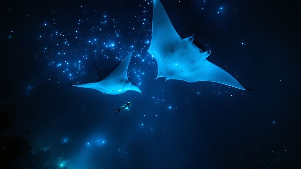 Manta Ray Snorkel Kona: Ultimate Night Swim Experience