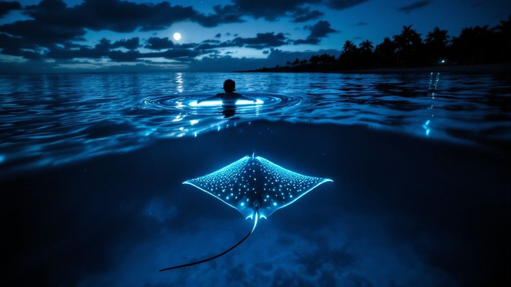 Manta Ray Snorkel Kona An Unforgettable Night Dive