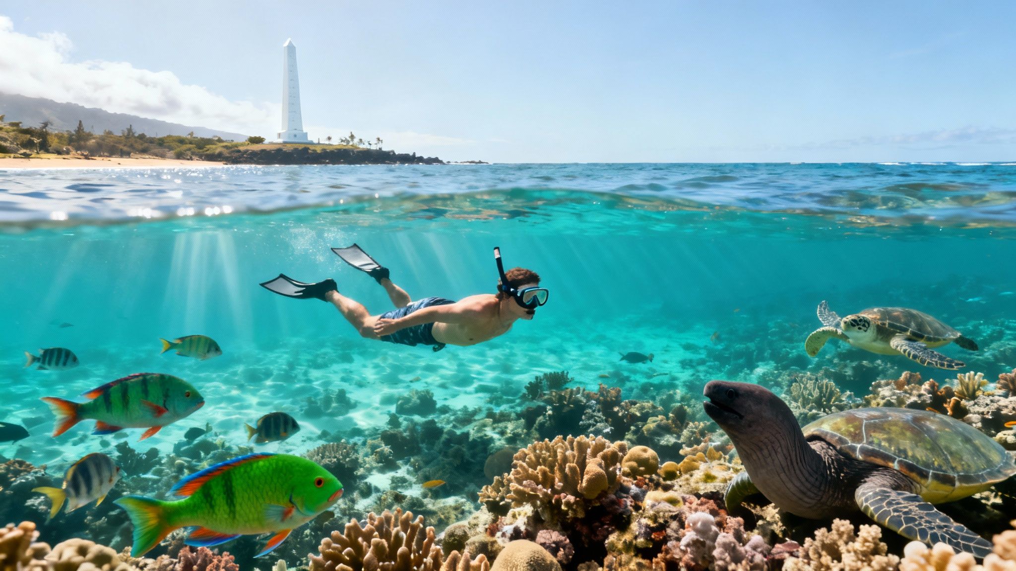 Captain Cook Snorkeling Guide at Kealakekua Bay