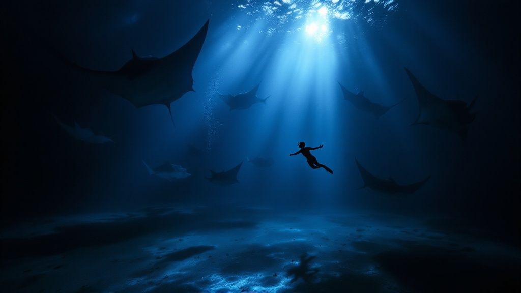 Manta Ray Snorkel Kona: Unforgettable Night Ocean Encounter