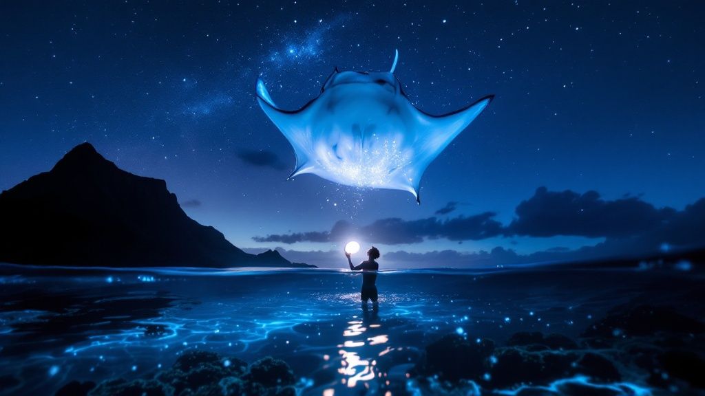 Manta Ray Snorkel Big Island | Ultimate Night Adventure
