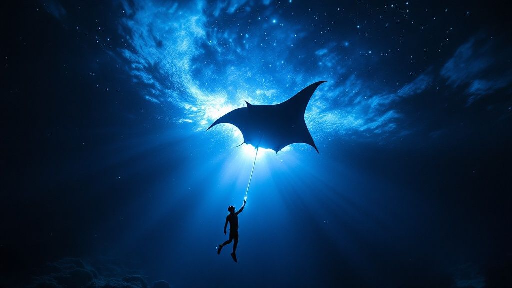 Manta Ray Snorkel Kona | Experience Magical Night Encounters