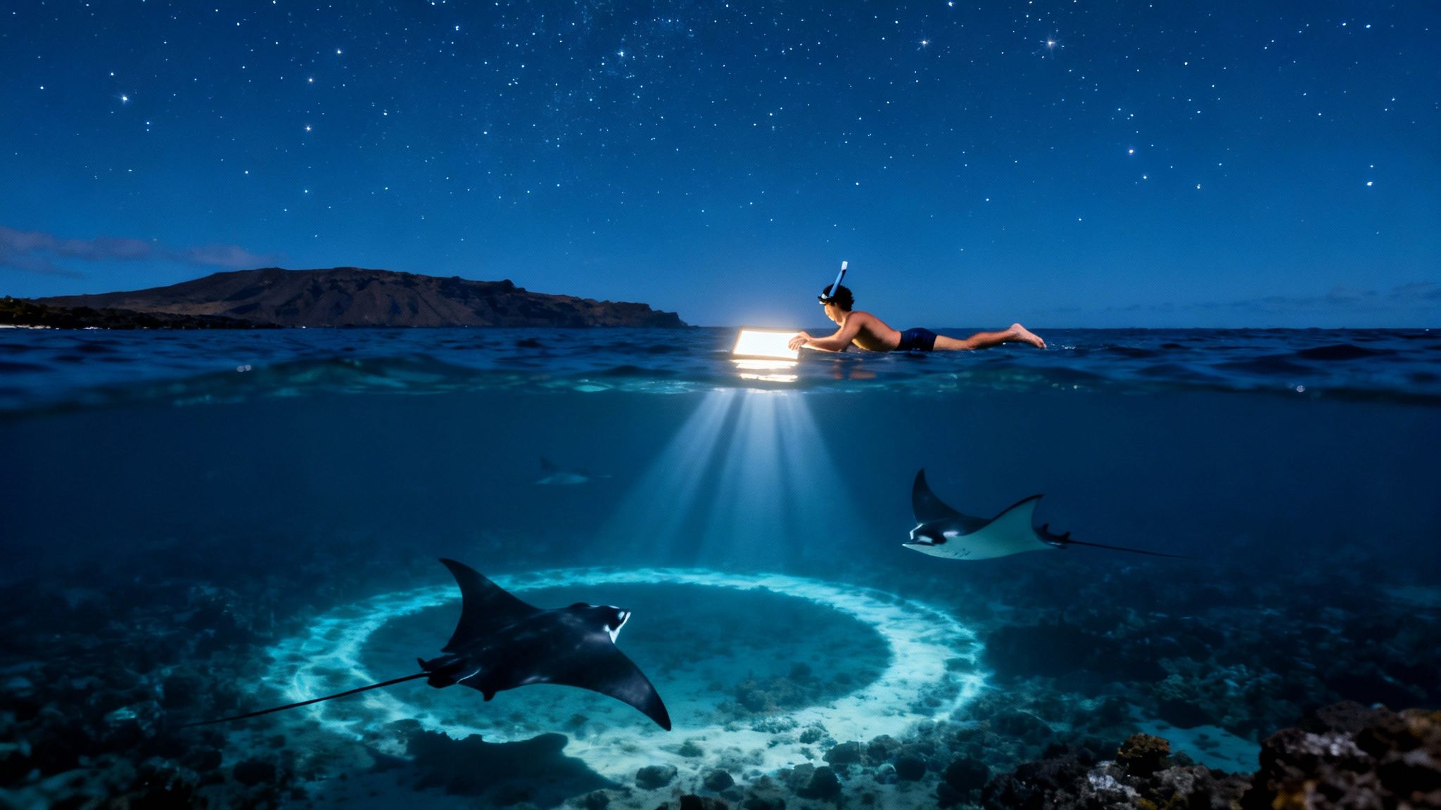 manta ray snorkel kona: Kona's Best Manta Guide