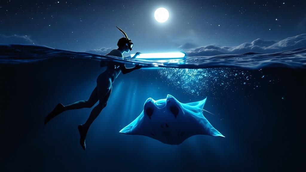 Manta Ray Snorkel Big Island Night Tour Guide