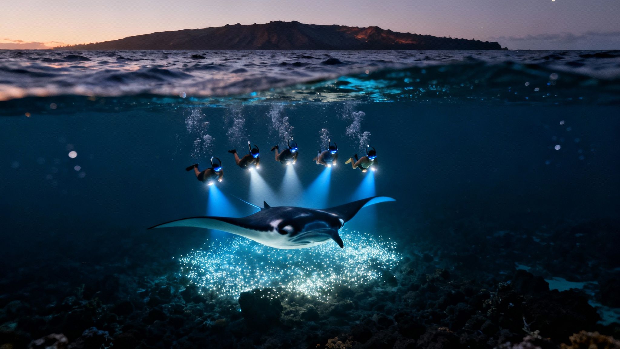 Experience the Best Manta Ray Snorkel Big Island Adventures