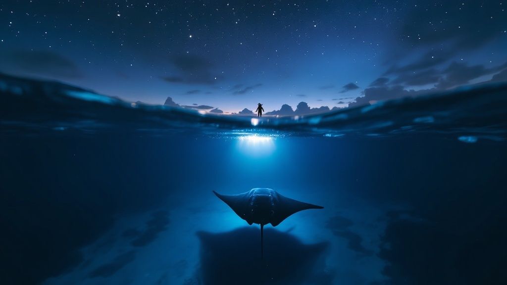 12 Best Manta Ray Night Snorkel Kona Tours (2025 Guide)