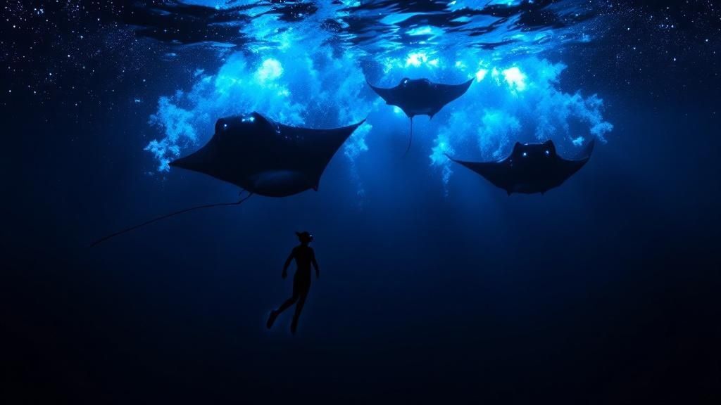 Manta Ray Snorkel Kona: Experience Nighttime Encounters