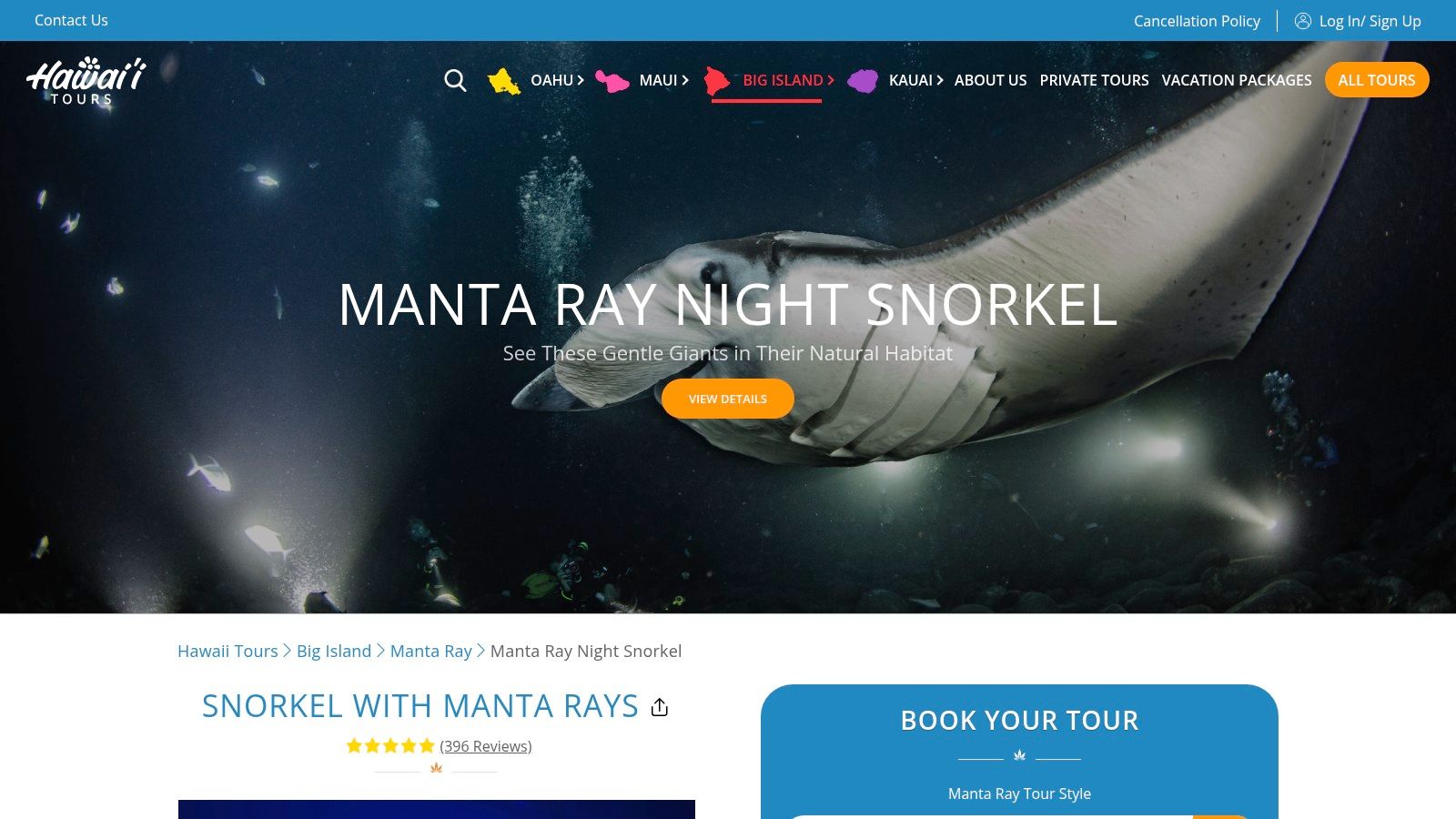 HawaiiTours (Sea Paradise sister marketplace)