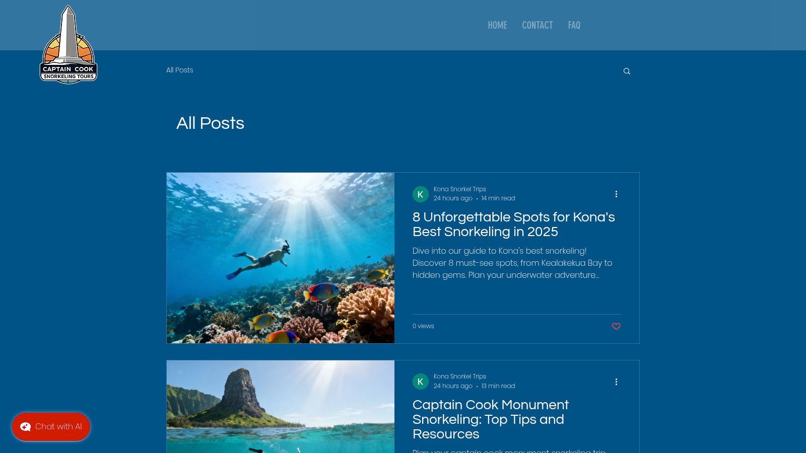 Captain Cook Snorkeling Tours