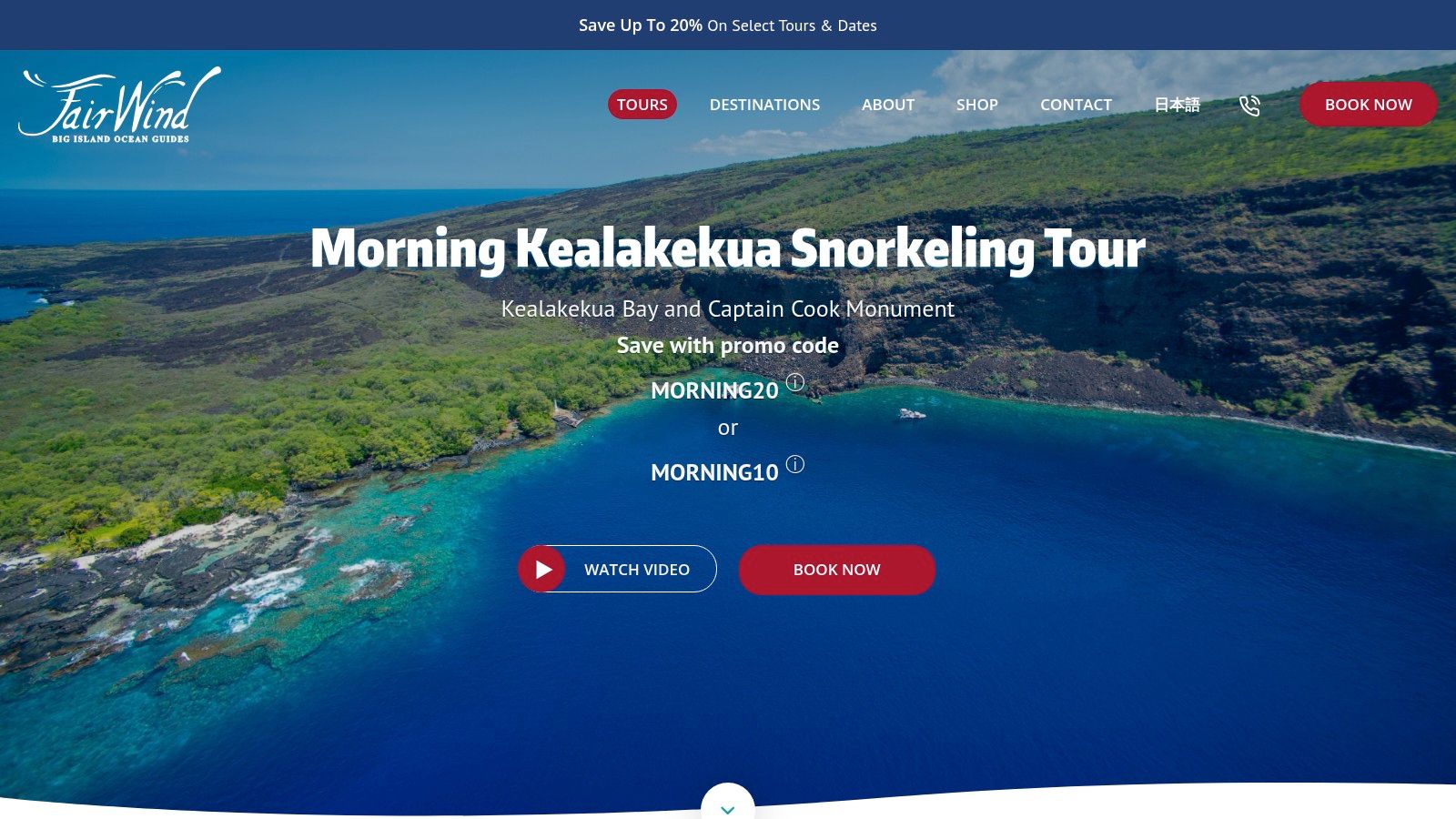 Fair Wind Cruises – Morning Kealakekua Snorkel