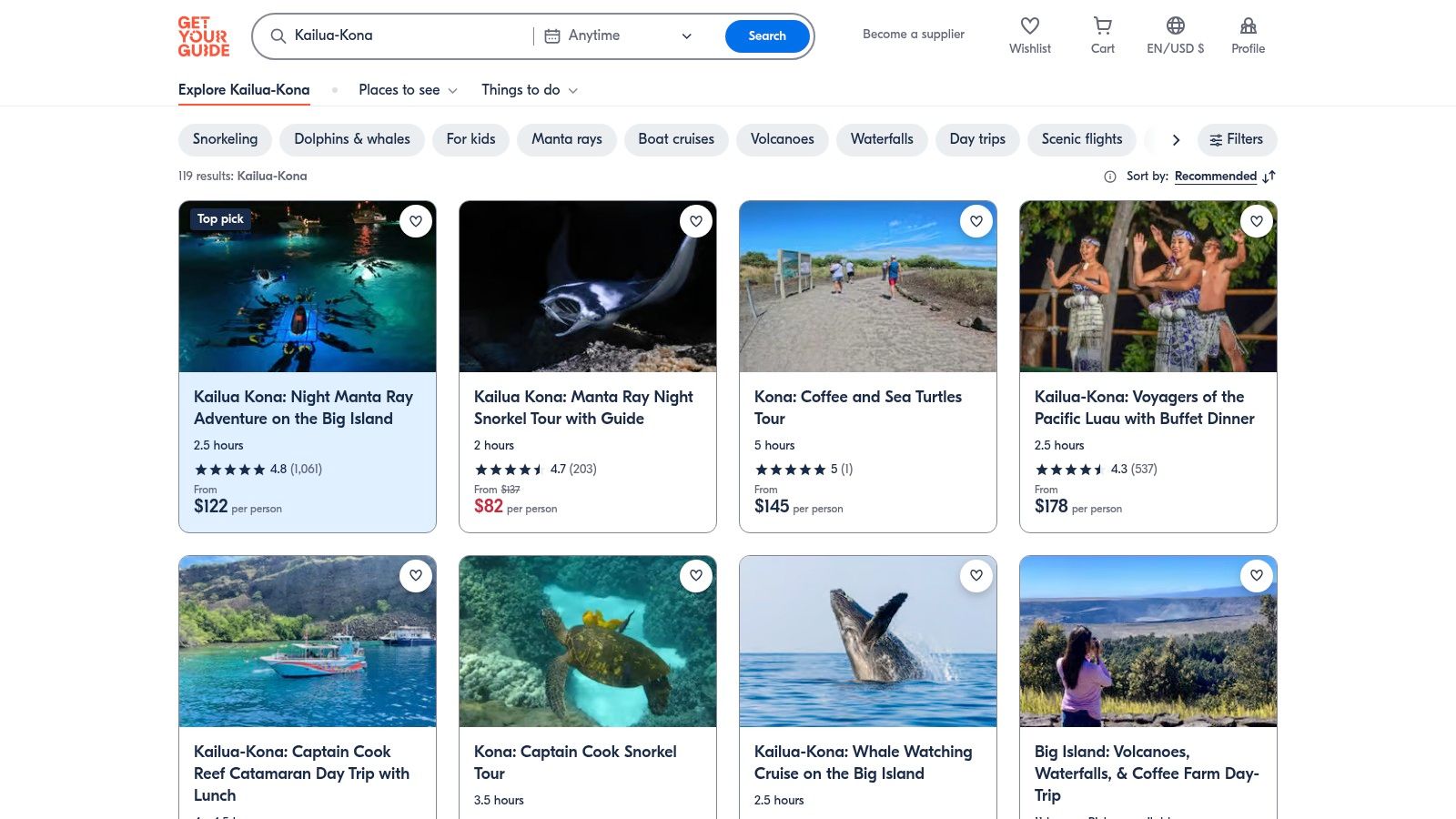 GetYourGuide (Marketplace/Comparison)