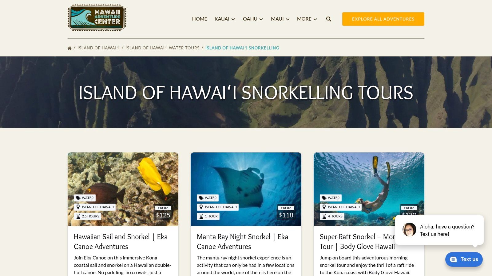 Hawaii Adventure Center