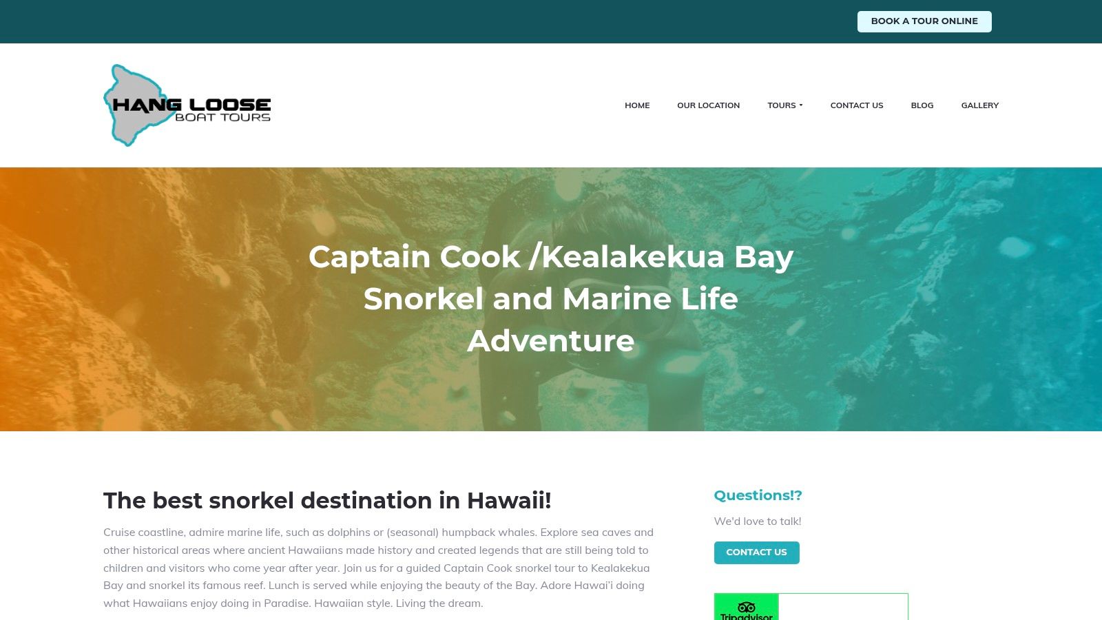 Hang Loose Boat Tours (Hawaii Tour Boat)