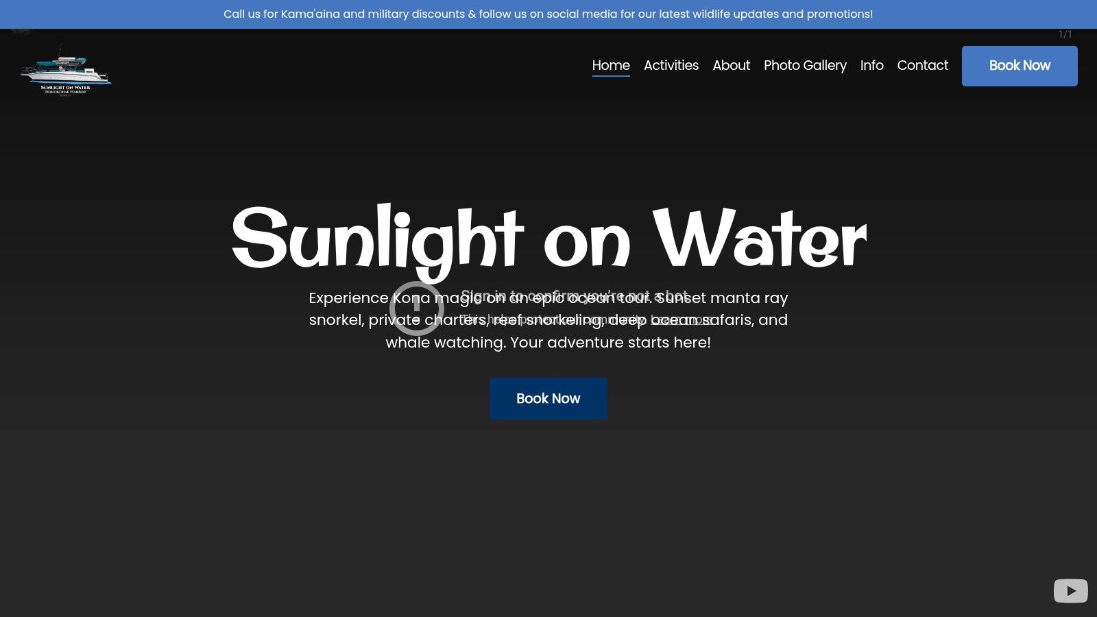 Sunlight On Water
