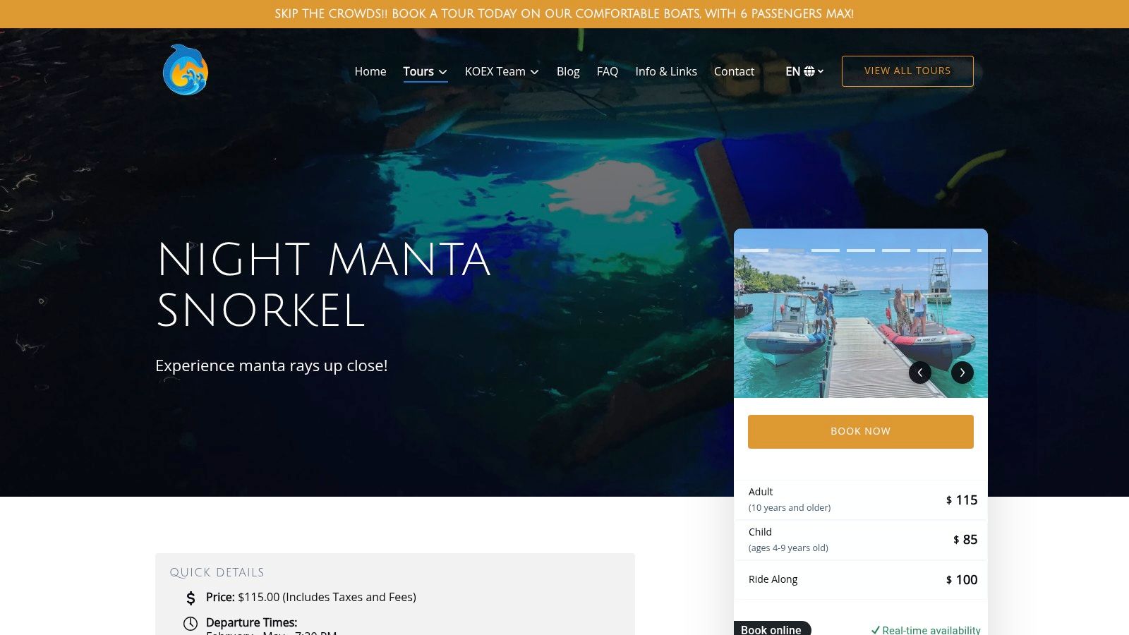 Kona Ocean Experience (KonaOceanX)