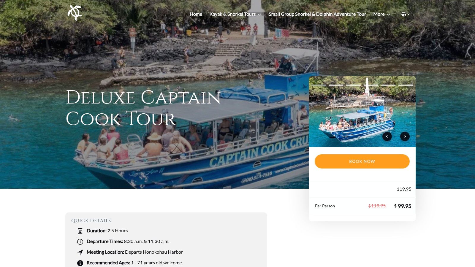 Big Island Kayak – Dolphin & Snorkel Cruise