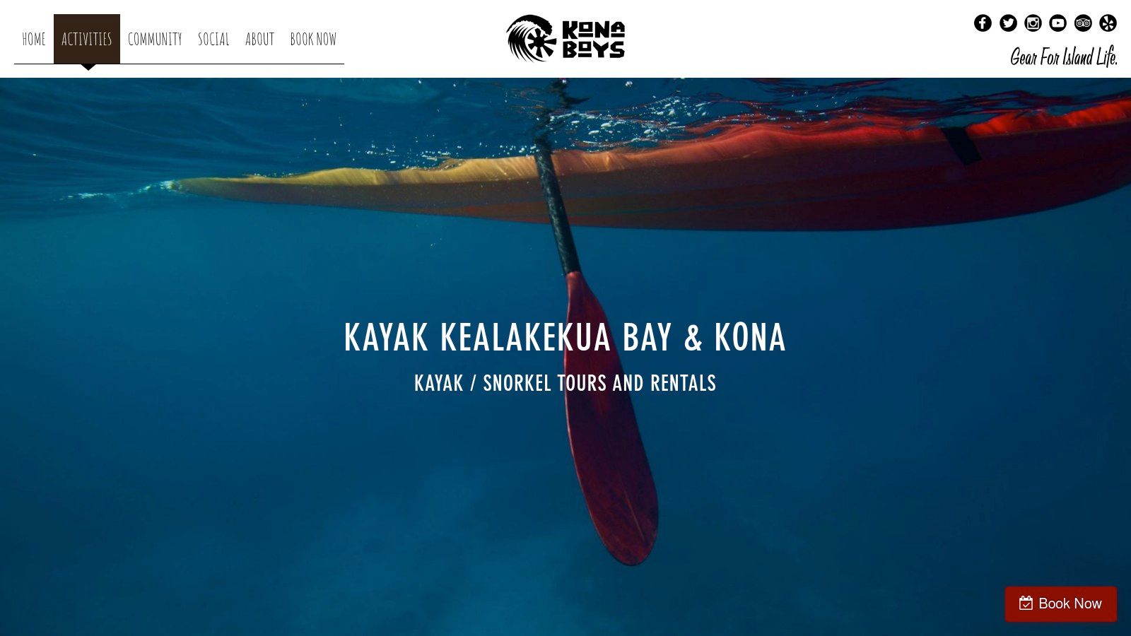 Kona Boys (kayak rentals and tours)
