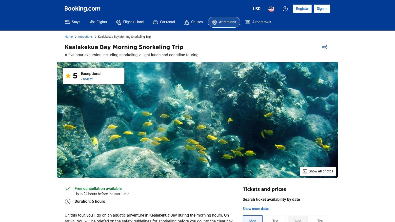 Booking.com (Attractions)