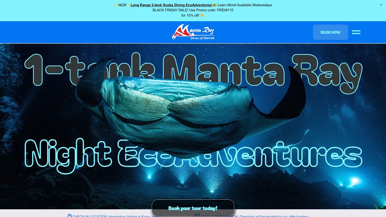 Manta Ray Dives of Hawaii