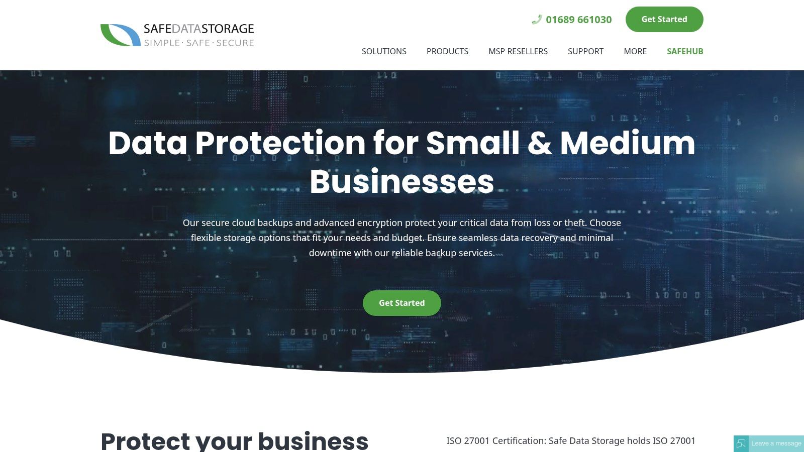 Safe Data Storage