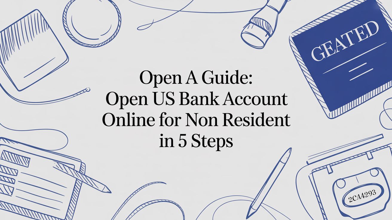 Your Expert Guide to Opening a U.S. Bank Account Online for Non-Residents